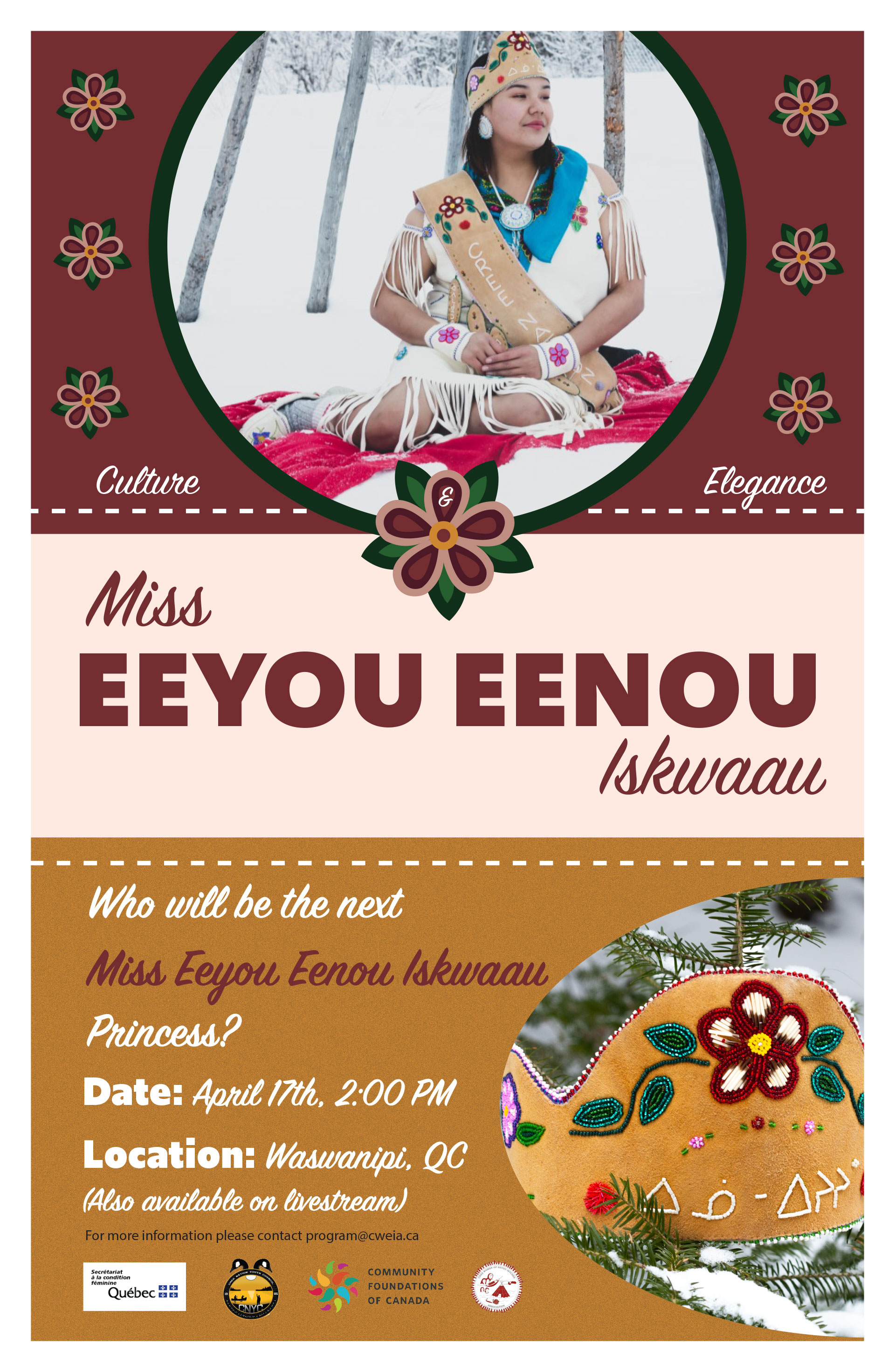 Miss Eeyou/Eenou Iskwaau Pageant 2021