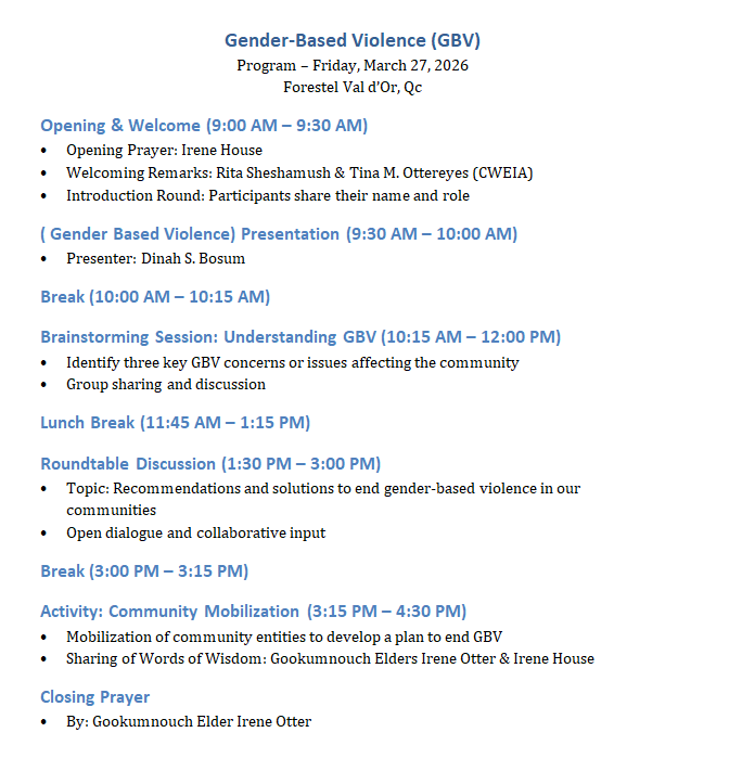 Gender-Based Violence