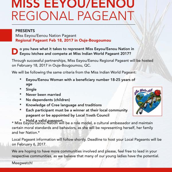1st Miss Eeyou Eenou Nation (2017)