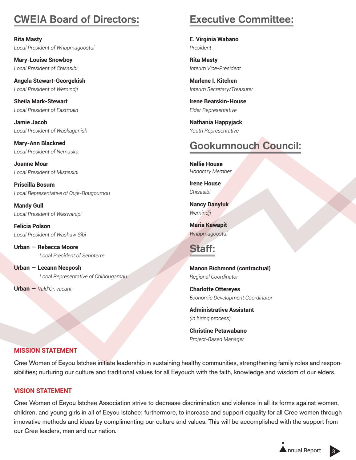 2014-2015 CWEIA Annual Report - page 3