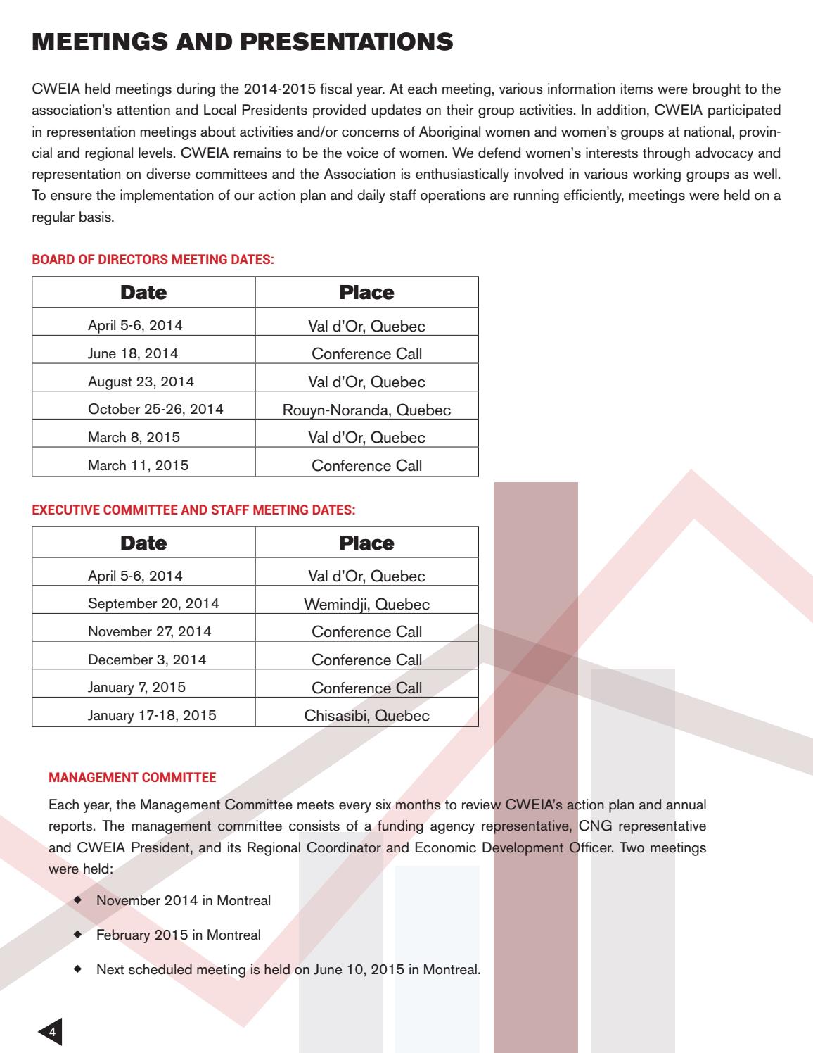 2014-2015 CWEIA Annual Report - page 4