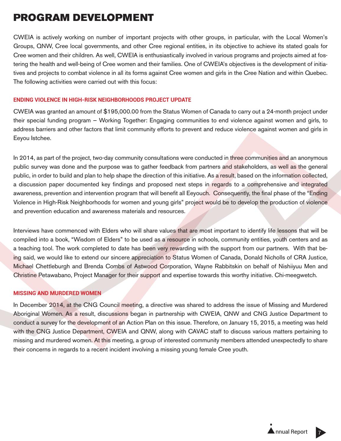 2014-2015 CWEIA Annual Report - page 7