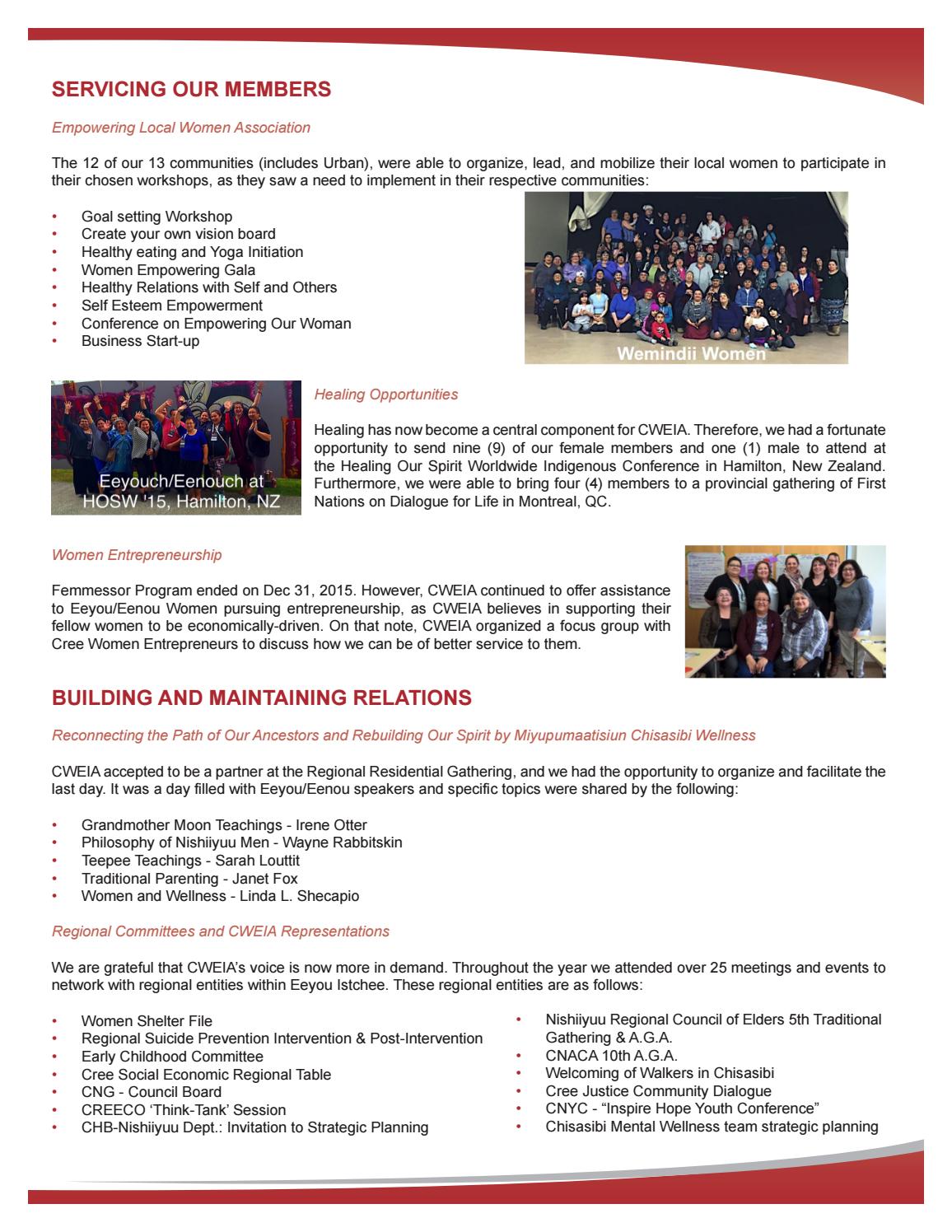 2015-2016 CWEIA Annual Report - page 3