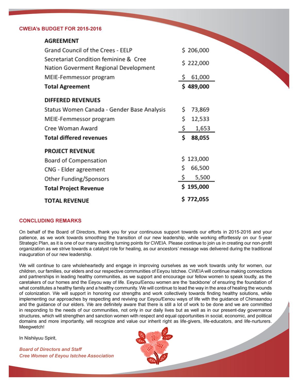2015-2016 CWEIA Annual Report - page 4