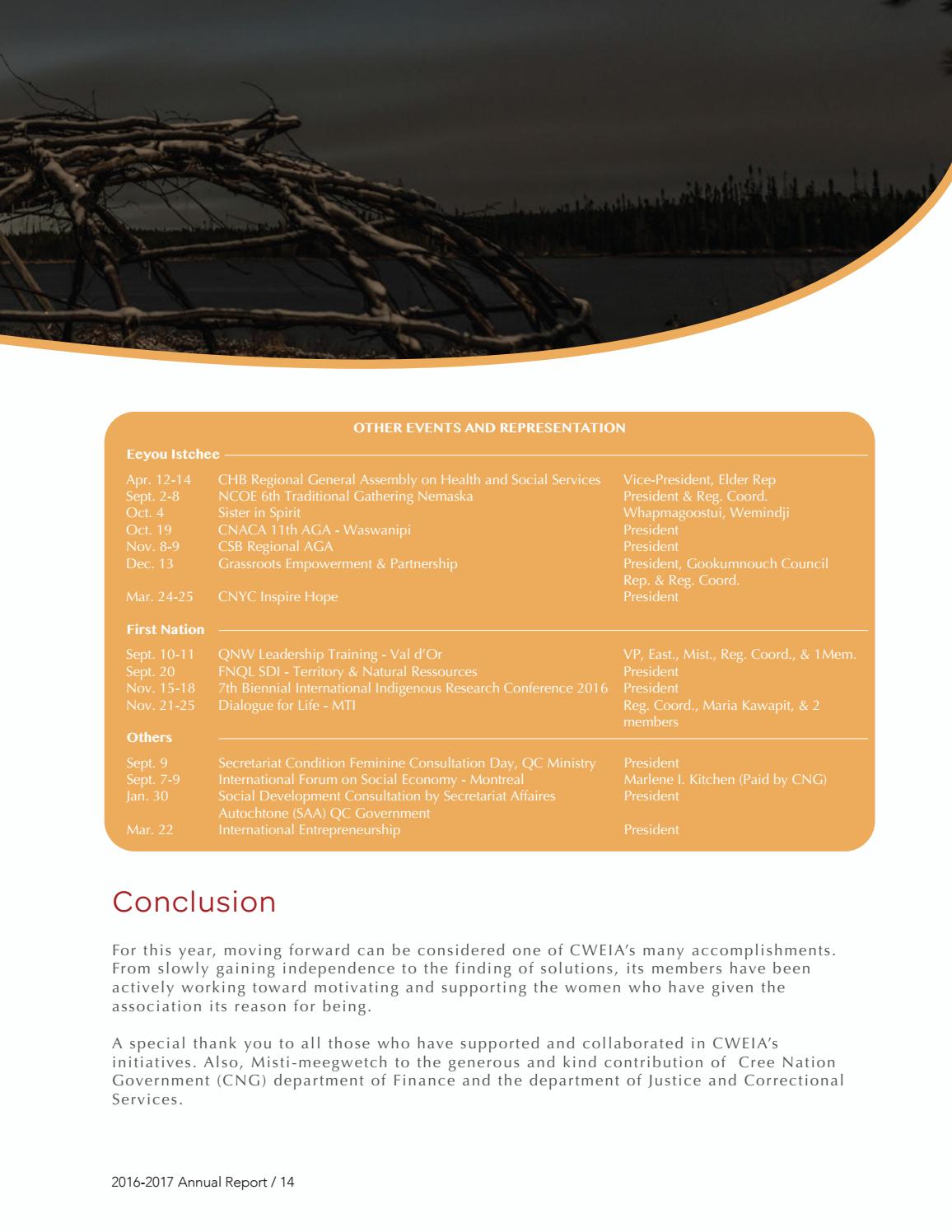 2016-2017 CWEIA Annual Report - page 15