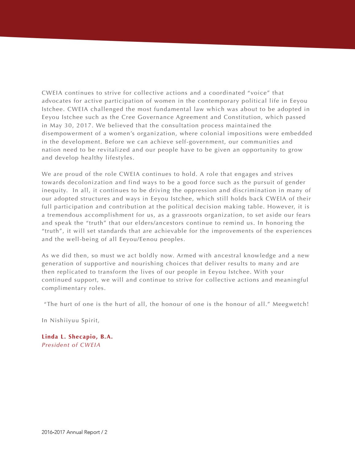 2016-2017 CWEIA Annual Report - page 3