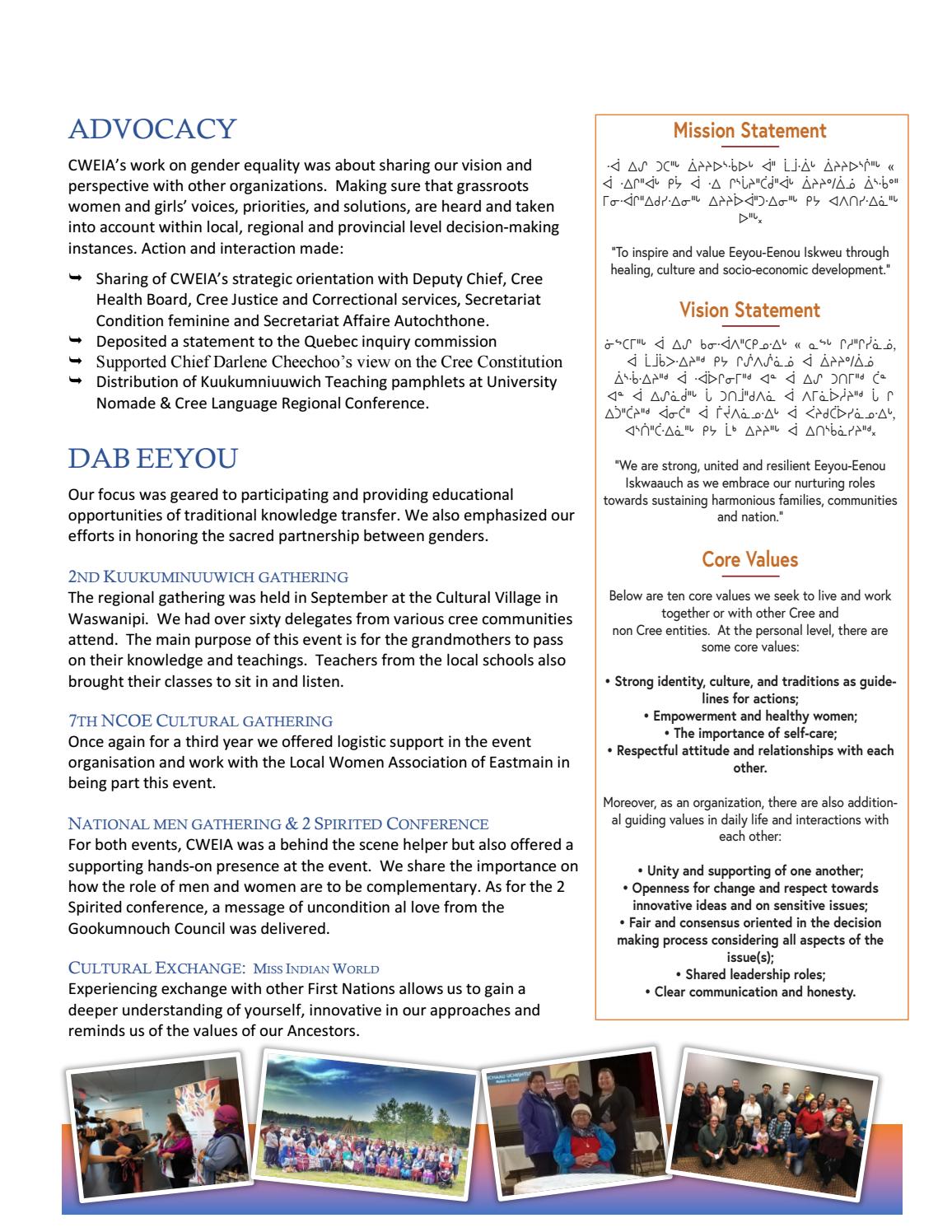 2017-2018 CWEIA Annual Report - page 2
