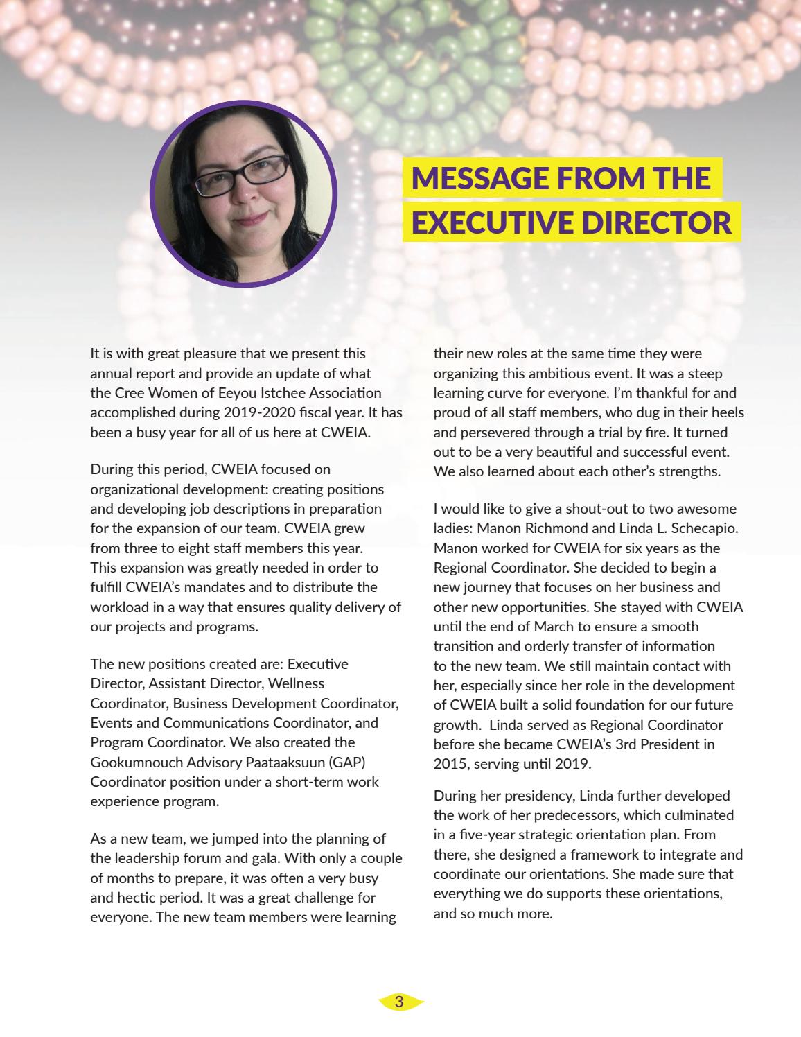 2019-2020 CWEIA Annual Report - page 4