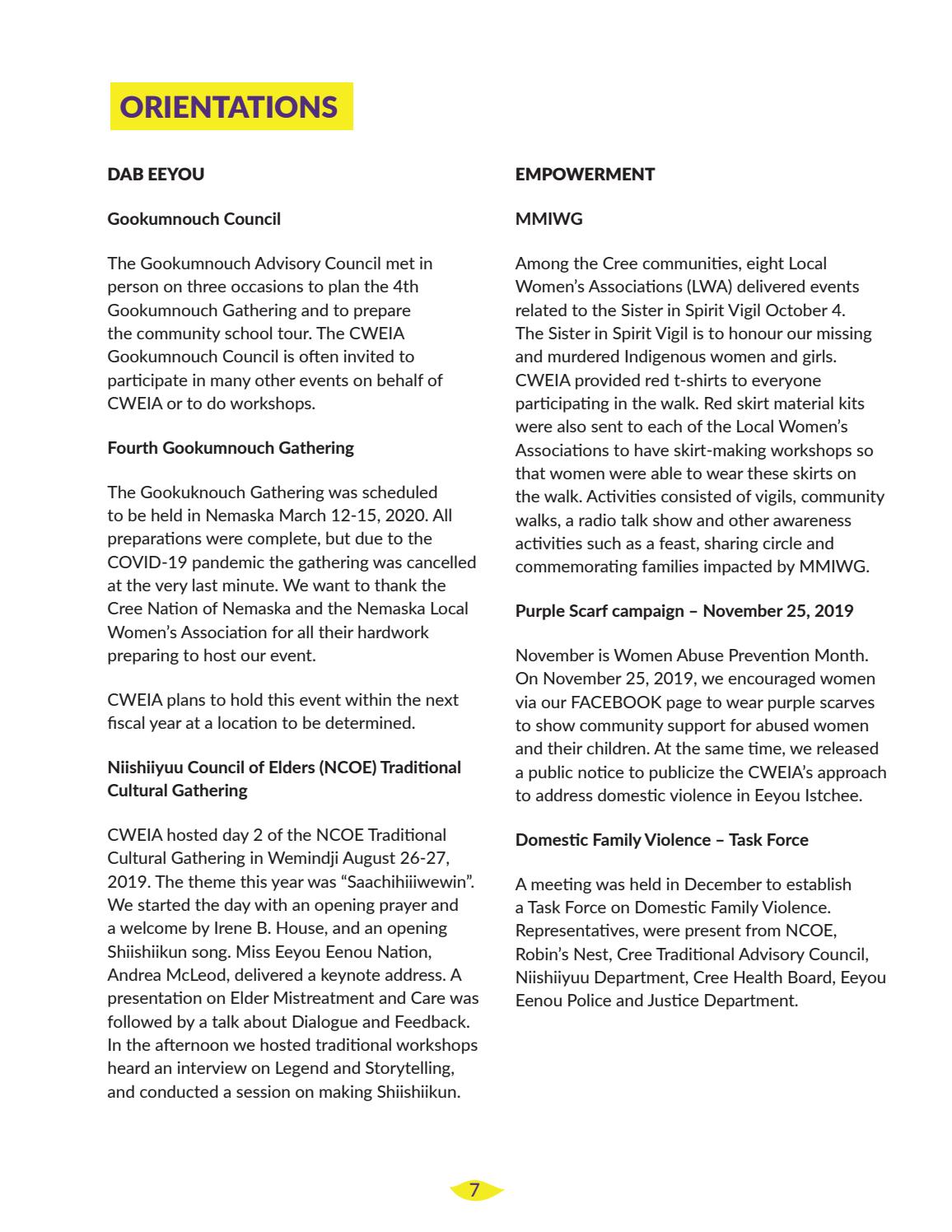 2019-2020 CWEIA Annual Report - page 8