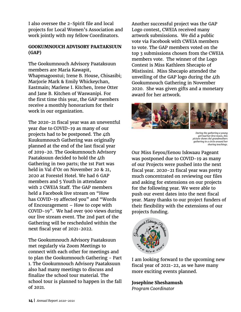 2020-2021 CWEIA Annual Report - page 15