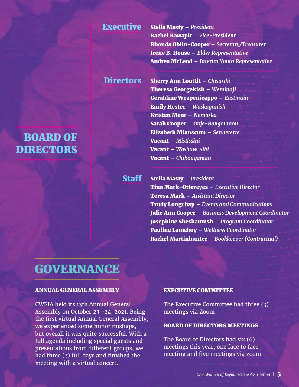 2020-2021 CWEIA Annual Report - page 6