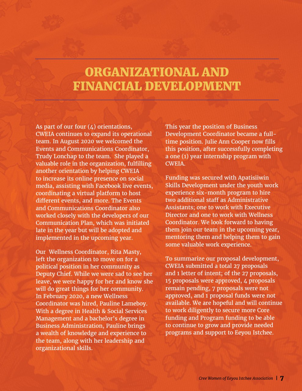 2020-2021 CWEIA Annual Report - page 8