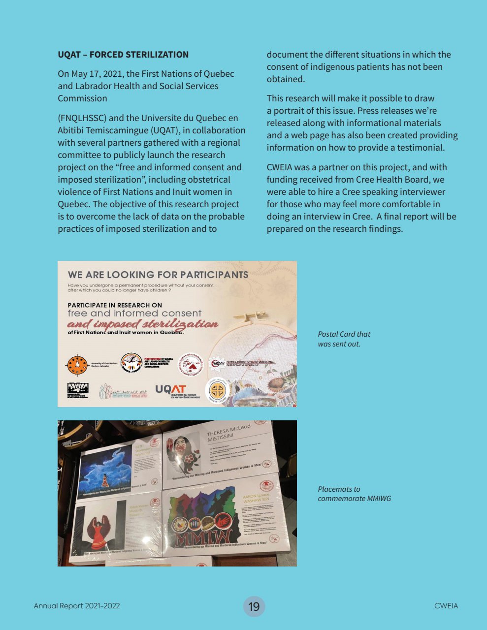 2021-2022 CWEIA Annual Report - page 20