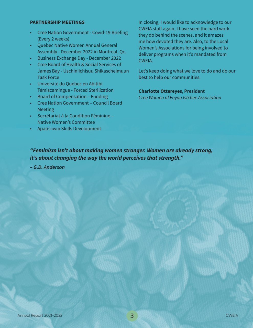 2021-2022 CWEIA Annual Report - page 4