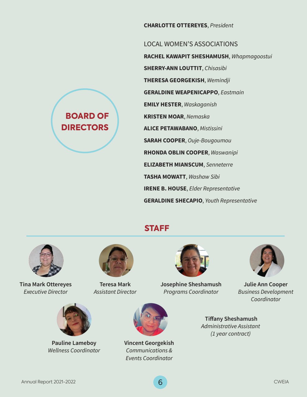 2021-2022 CWEIA Annual Report - page 7